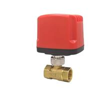 HYUJNAFZR Valvole a Sfera motorizzate DN40 3s Completamente Aperte-Completamente Chiuse in Ottone a 2 Vie IP65 Impermeabili a 2 Fili con Reset di spegnimento 12V 24V 220V Valvola for Acqua