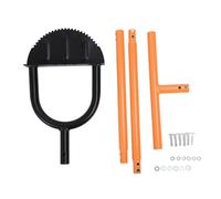 HYUMTODE Manual Lawn Edger with Half Moon Saw Tooth Blade, Carbon Steel Handheld Step Edger for Garden Flower Beds And Sidewalks, 96 cm Long Handle Lawn Tool for Clean Professional Edging