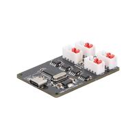 HYUMTODE Modulo per porta seriale USB a TTL a 4 vie, scheda adattatore seriale da USB a TTL di tipo C con indicatore a LED, alimentazione 3,3 V 400 mA per lo sviluppo di e Ardu