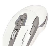 HYUMTODE Mouse da gioco cablato a forma di auto sportiva, mouse ottico USB per computer con 4 DPI regolabili fino a 3200, luce LED a respirazione, design ergonomico a 6 pulsanti per giocato (Bianca)