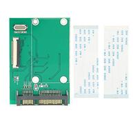HYUMTODE Scheda adattatore CE/ZIF per HDD SATA, convertitore IDE 44 pin in disco rigido seriale con 2 cavi piatti, interfaccia di sostituzione a caldo CE verso disco rigido SATA per sistemi