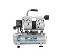 HYUNDAI compressore supersilenziato silenzioso 8 lt a secco autolubrificato