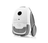 HYUNDAI ELECTRONICS Aspirapolvere con sacchetto VC068WG I 800 W I Motore ECO I 2L Volume I Bianco/Grigio