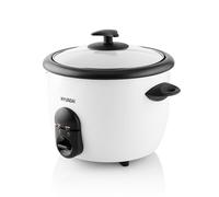 HYUNDAI ELECTRONICS Cuociriso RC150 I 1,5 l per 1200 g di riso I 460 W I scalda riso I funzione di mantenimento del calore I pentola da giardino antiaderente I cucchiaio da riso e misurino