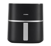 Hyundai Friggitrice ad aria senza olio da 5,5 litri, Air Fryer HAF5500D. 1600 W, 10 programmi, nero