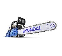 Hyundai HYC6220 - Barra per motosega a benzina 62 cc con 2 catene e borsa per il trasporto, colore: blu, 280 x 260 x 889
