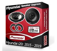 Hyundai i20 Casse Portiera Anteriore Pioneer 16.5cm Auto + Adattatore Anelli