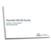 HYUNDAI I40 LIBRETTO DI MANUTENZIONE TEDESCO