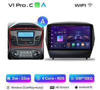 HYUNDAI - iX35 - TUCSON 2 - dal 2008 al 2016 Autoradio Android 12 CARPLAY RDS