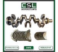 Hyundai Tucson 1.6 Crdi D D4FE Lega Acciaio Albero Main Biella Cuscinetti Set