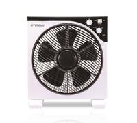 HYUNDAI Ventilatore a cassetto bianco, HYBF30B. 3 velocità, timer 120 min, 5 pale