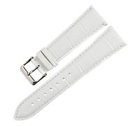 HYUOIND Cinturini for Orologi Bianchi 14 16 18 20 22 mm Cinturino for Orologio in Pelle Cinturino for Orologio Custodia Compatibile con Bracciale for Orologio Tissot(White,18mm)