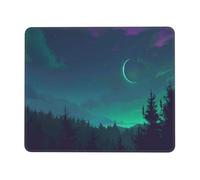 Hyupuanj Tappetino Mouse Piccolo 180 x 220 mm, Tappetini Mouse Gaming Luna panorama, Mousepad Impermeabile e Antiscivolo, con Bordo Cucito, Pratica e Facile da Pulire, Ufficio, Laptop, PC l-1033
