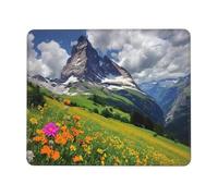 Hyupuanj Tappetino Mouse Piccolo 180 x 220 mm, Tappetini Mouse Gaming Montagne Dolomiti, Mousepad Impermeabile e Antiscivolo, con Bordo Cucito, Pratica e Facile da Pulire, Ufficio, Laptop, PC l-235