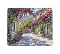 Hyupuanj Tappetino Mouse Piccolo 180 x 220 mm, Tappetini Mouse Gaming Vista sulla strada, Mousepad Impermeabile e Antiscivolo, con Bordo Cucito, Pratica e Facile da Pulire, Ufficio, Laptop, PC l-417