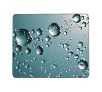 Hyupuanj Tappetino Mouse Piccolo 250 x 200 mm, Tappetini Mouse Gaming Perle d'acqua, Mousepad Impermeabile e Antiscivolo, con Bordo Cucito, Pratica e Facile da Pulire, Ufficio, Laptop, PC l-852