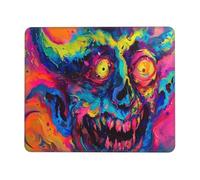 Hyupuanj Tappetino Mouse Piccolo 270 x 220 mm, Tappetini Mouse Gaming Il demonio, Mousepad Impermeabile e Antiscivolo, con Bordo Cucito, Pratica e Facile da Pulire, Ufficio, Laptop, PC l-239
