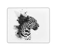 Hyupuanj Tappetino Mouse Piccolo 300 x 250 mm, Tappetini Mouse Gaming Animali leopardi, Mousepad Impermeabile e Antiscivolo, con Bordo Cucito, Pratica e Facile da Pulire, Ufficio, Laptop, PC l-226