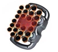 HYUVCX Set di 24 pistole per massaggio alla testa, pistola per massaggi per tessuti profondi, portatile, con 9 modalità, 99 intensità, terapia della luce rossa, massaggiatore per gambe, vita, collo