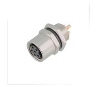 Hyuwdai 1 connettore M8 impermeabile con sensore singale, 3 pin, 4 pin, tipo A, maschio, femmina, a crimpare, spina a crimpare, presa per saldatura, cavo adattatore IP67 (posteriore femmina (saldatura