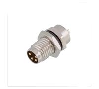 Hyuwdai 1 connettore M8 impermeabile con sensore singale, 3 pin, 4 pin, tipo A, maschio femmina, a crimpare, spina a crimpare, presa per saldatura, cavo adattatore IP67 (maschio anteriore (saldatura