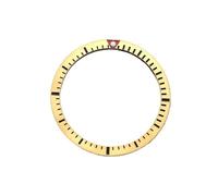 Hyuwdai 1 lunetta piatta in acciaio inossidabile 316L da 38 mm * 31,5 mm(G)