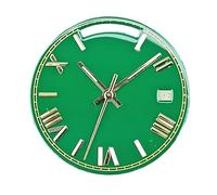 Hyuwdai 1 pz 28,5 millimetri quadrante e lancette 8285 Movimento Singolo Calendario Blu Nero Caffè Verde Bianco Quadrante Luminoso Accessori Della Vigilanza, Js5026, misura unica