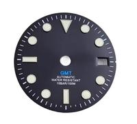 Hyuwdai 1 pz 28,5 mm sterile calendario singolo C3 quadrante luminoso for GMT NH serie 35 36 movimento orologio meccanico quadrante accessori(Blue)