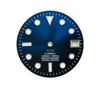 Hyuwdai 1 pz 28.5mm S Logo Quadrante Adatto for NH35/NH36/4R/7S Movimento Automatico Verde Luminoso orologio Accessori di Modifica(N-D-394)
