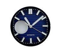 Hyuwdai 1 pz 29,5 mm quadrante orologio N H38 quadrante quadrante verde luminoso adatto for N H38 movimento orologio accessori strumento di riparazione(Dial hands-2)