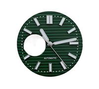 Hyuwdai 1 pz 29,5 mm quadrante orologio N H38 quadrante quadrante verde luminoso adatto for N H38 movimento orologio accessori strumento di riparazione(Dial hands-5)