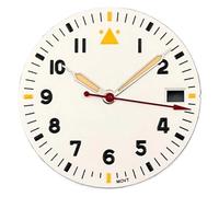 Hyuwdai 1 pz 29 mm quadrante e lancette for orologio in stile bianco C3 adatti for parti di orologi con movimento ETA PT NH35 for Mod(20,ETA2824 PT5000)