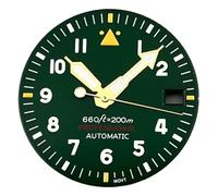 Hyuwdai 1 pz 29 mm quadrante e lancette for orologio in stile verde C3 adatti for parti di orologi con movimento NH35 NH36 for Mod(13,NH35 NH36)