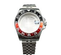 Hyuwdai 1 pz 40MM Orologio da uomo NH35 NH36 Cassa in Acciaio Inox Zaffiro Cassa Meccanica Modificata, Dense bottom, agata
