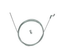 Hyuwdai 1 pz. Kit di Riparazione Gancio e Fascetta Tipo Z for Tosaerba, Freno Motore, Ruota motrice, Cavo acceleratore, 4,0 X 25 mm, Lunghezza Fune 200 cm