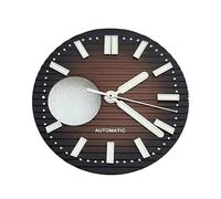 Hyuwdai 1 pz NH38 Quadrante Lancette 29.8mm Quadrante Verde Puntatori Luminosi per NH38 Meccanico Movimento Automatico Accessori Della Vigilanza, 4, S DIAL