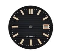 Hyuwdai 1 pz quadrante NH35 quadrante da 30,5 mm quadrante luminoso verde adatto for accessori for orologi movimento NH35 strumento di riparazione 'orologio(10-S dial)