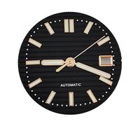 Hyuwdai 1 quadrante da 30,5 mm con luce verde, adatto per accessori per orologi con movimento NH35, Quadrante 30-s, misura unica