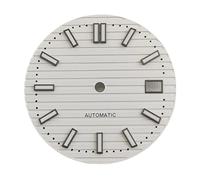 Hyuwdai 1 quadrante da 30,5 mm con luce verde, adatto per accessori per orologi con movimento NH35, Quadrante 3-s, misura unica
