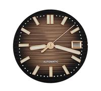 Hyuwdai 1 quadrante da 30,5 mm con luce verde, adatto per accessori per orologi con movimento NH35, Quadrante 31-s, misura unica
