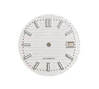 Hyuwdai 1 quadrante da 30,5 mm con luce verde, adatto per accessori per orologi con movimento NH35, Quadrante 14-s, misura unica