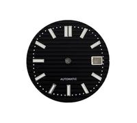 Hyuwdai 1 quadrante da 30,5 mm con luce verde, adatto per accessori per orologi con movimento NH35, Quadrante 15-s, misura unica
