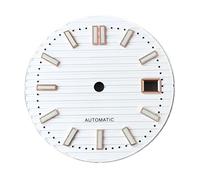 Hyuwdai 1 quadrante da 30,5 mm con luce verde, adatto per accessori per orologi con movimento NH35, Quadrante 11-s, misura unica