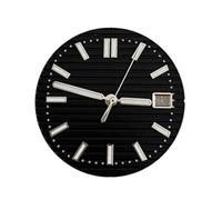 Hyuwdai 1 quadrante da 30,5 mm con luce verde, adatto per accessori per orologi con movimento NH35, Quadrante 22-s, misura unica