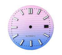 Hyuwdai 1 quadrante da 30,5 mm con luce verde, adatto per accessori per orologi con movimento NH35, Quadrante 9-s, misura unica