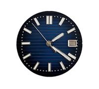 Hyuwdai 1 quadrante da 30,5 mm con luce verde, adatto per accessori per orologi con movimento NH35, Quadrante 24-s, misura unica