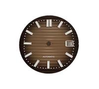Hyuwdai 1 quadrante da 30,5 mm con luce verde, adatto per accessori per orologi con movimento NH35, Quadrante 17-s, misura unica