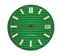 Hyuwdai 1 quadrante da 30,5 mm con luce verde, adatto per accessori per orologi con movimento NH35, Quadrante 1-s, misura unica