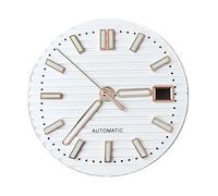 Hyuwdai 1 quadrante da 30,5 mm con luce verde, adatto per accessori per orologi con movimento NH35, Quadrante 29-s, misura unica