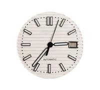 Hyuwdai 1 quadrante da 30,5 mm con luce verde, adatto per accessori per orologi con movimento NH35, Quadrante 21-s, misura unica